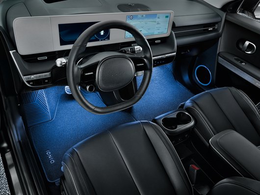 Світлодіодна підсвітка синя, для першого ряду сидінь - Аксесуари від офіційного дилера Hyundai в Дніпрі та області - фото 10