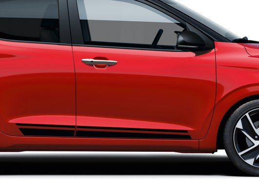 Клейка плівка “спортивні смуги”, колір чорний матовий - Аксесуари від офіційного дилера Hyundai в Дніпрі та області - фото 8