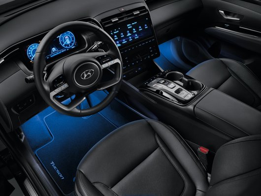 Світлодіодна підсвітка синя, для першого ряду сидінь - Аксесуари від офіційного дилера Hyundai в Дніпрі та області - фото 12