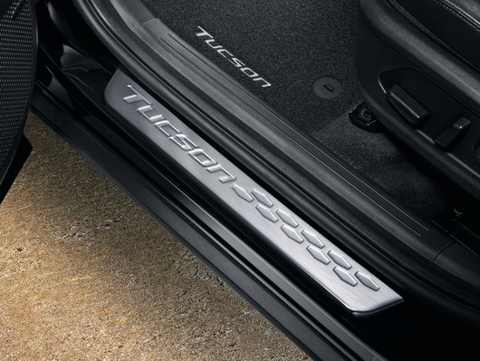 Cтальні накладки на передні пороги - Аксесуари від офіційного дилера Hyundai в Дніпрі та області - фото 8