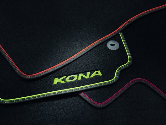 Килимки, велюр із зеленим акцентом, LHD - Аксесуари від офіційного дилера Hyundai в Дніпрі та області - фото 9