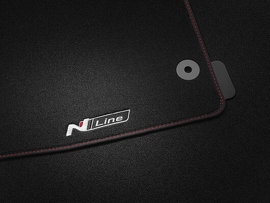 Текстильні килимки, велюр, N Line, LHD (ECONYL®) - Аксесуари від офіційного дилера Hyundai в Дніпрі та області - фото 8