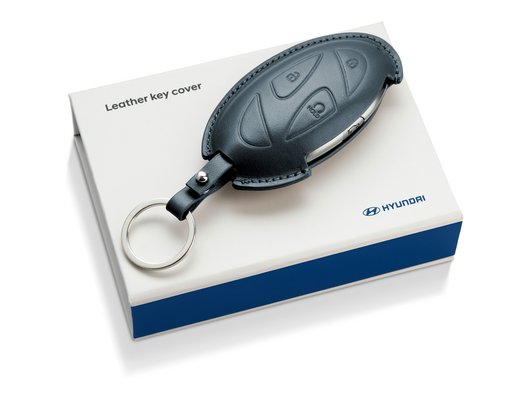 Шкіряний чохол для ключа Hyundai, чорний - Аксесуари від офіційного дилера Hyundai в Дніпрі та області - фото 9